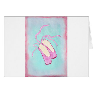 Beautiful Ballet Shoes Card