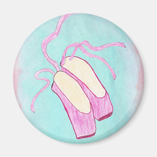 Beautiful Ballet Shoes Magnet