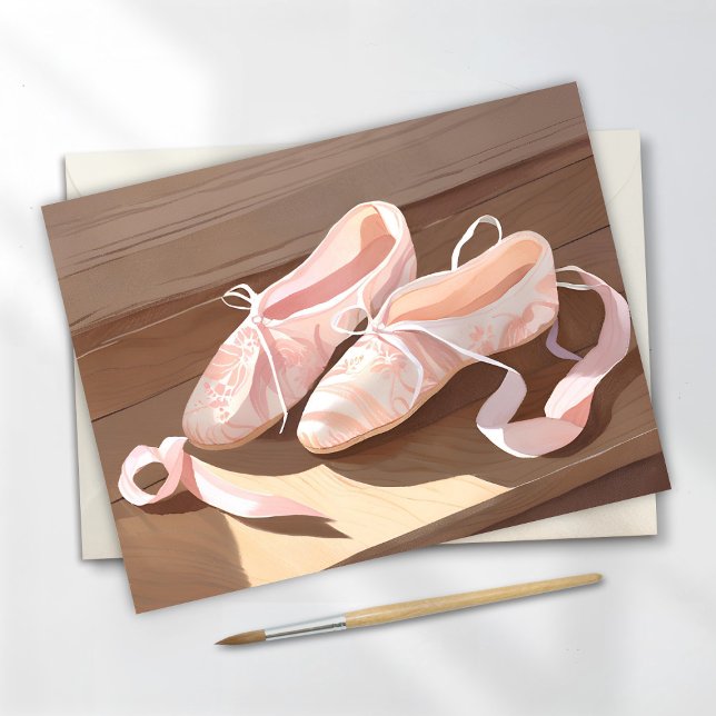 Beautiful Ballet Slippers | Pretty Pink Postcard (Creator Uploaded)