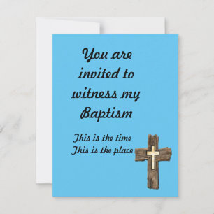 Beautiful Baptism Invite. Invitation