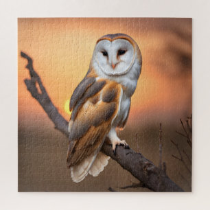 Beautiful Barn Owl Jigsaw Puzzle