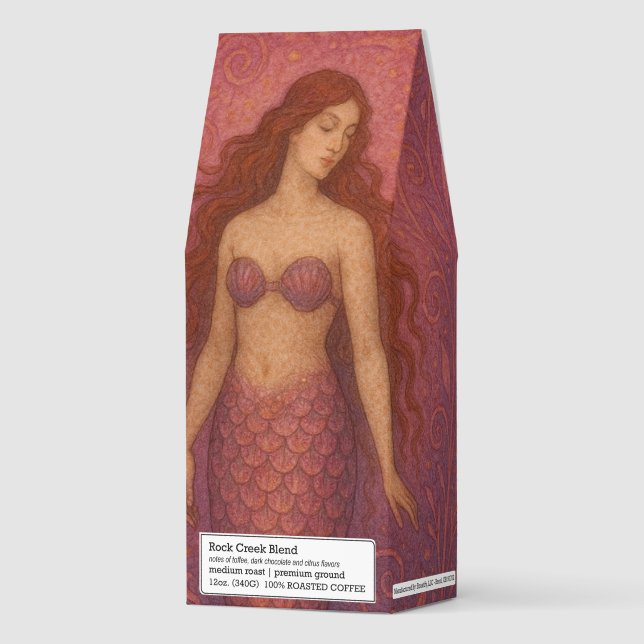 Beautiful Baroque Mermaid Roasted Coffee (Front)