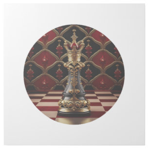Beautiful Baroque Styled Chess Piece - The Queen Gallery Wrap
