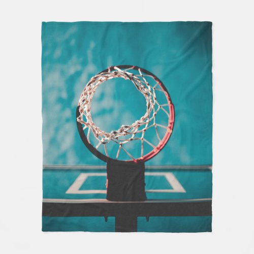 Beautiful Basketball Artwork Fleece Blanket