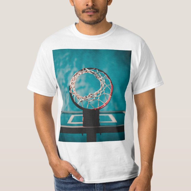 Beautiful Basketball Artwork T-Shirt (Front)