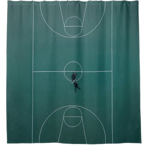 Beautiful Basketball Design Shower Curtain