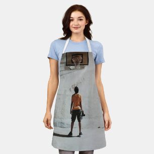 Beautiful Basketball Photography Apron