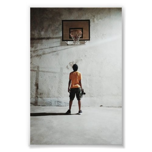 Beautiful Basketball Photography Photo Print