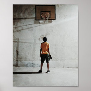 Beautiful Basketball Photography Poster