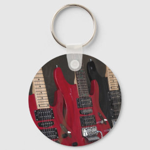 Beautiful Bass Guitar Keychain