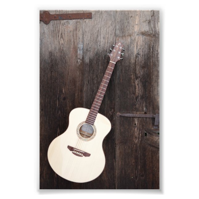 Beautiful Bass Guitar Photo Print (Front)