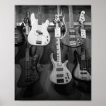 Beautiful Bass Guitar Poster<br><div class="desc">Beautiful Bass Guitar</div>