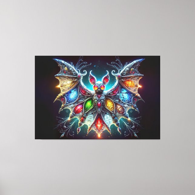 Beautiful Bat Canvas Print (Front)