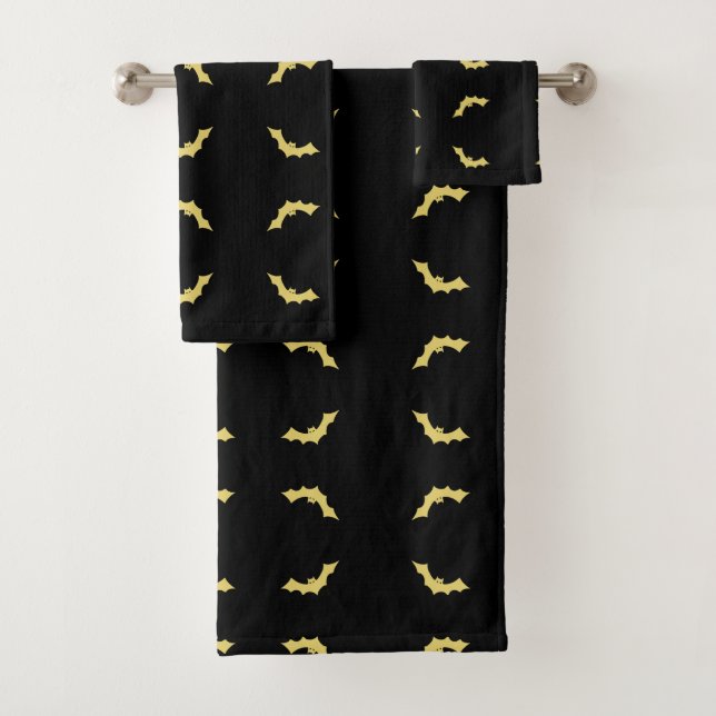 Beautiful Bat Towel Set by Poet Adiela Akoo (Insitu)