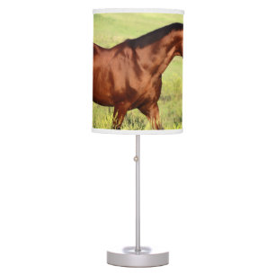 Beautiful Bay Horse Table Lamp