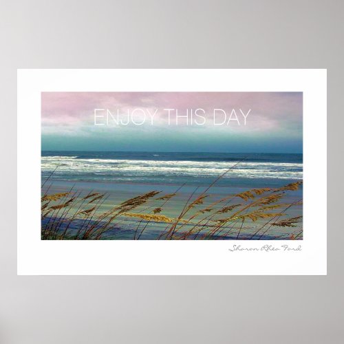 Beautiful Beach and Ocean Photography by srf Poster