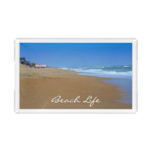 Beautiful Beach-Beach Life by Shirley Taylor Acrylic Tray