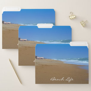 Beautiful Beach-Beach Life by Shirley Taylor File Folder