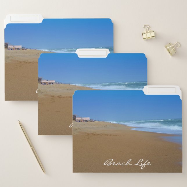 Beautiful Beach-Beach Life by Shirley Taylor File Folder (Set)