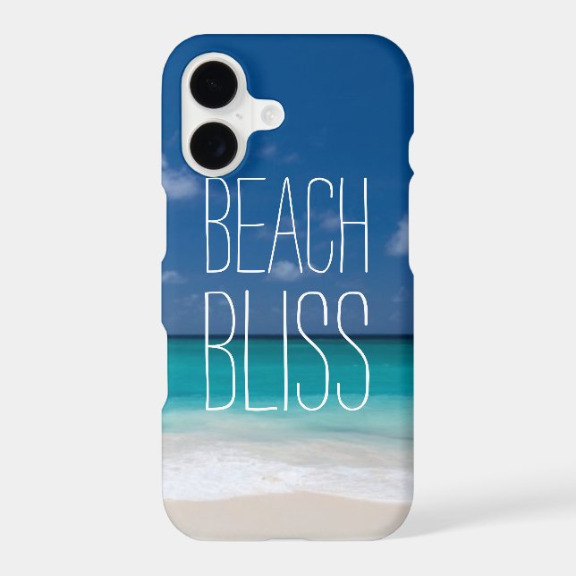 Beautiful Beach Bliss Iphone Case (Back)