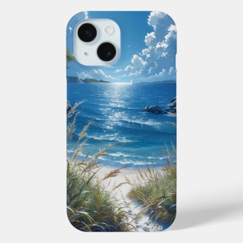 Beautiful Beach iPhone 15 Case
