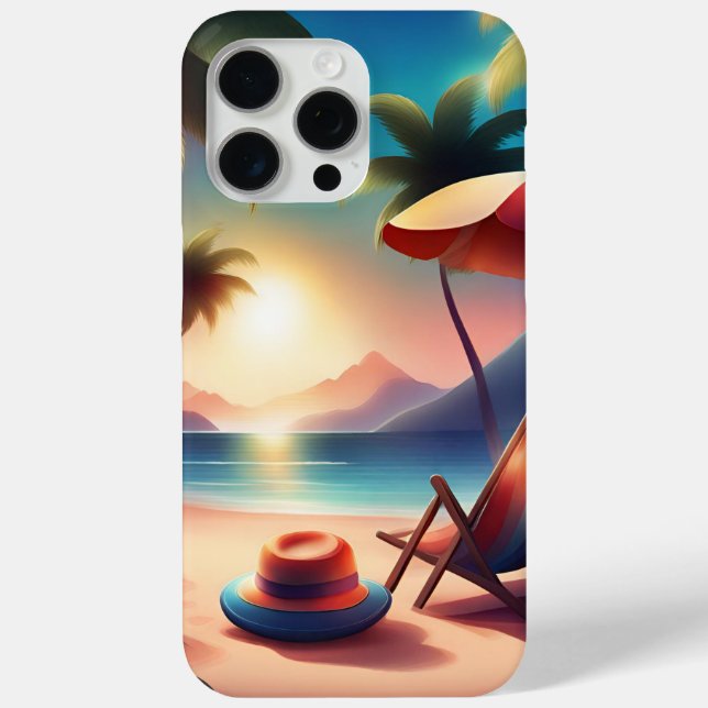 beautiful beach Case-Mate iPhone case (Back)