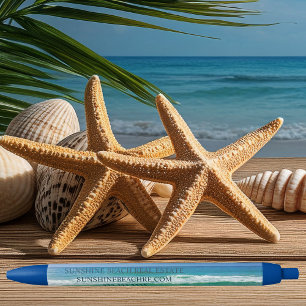Beautiful Beach Custom Ocean Vacation Business Pen