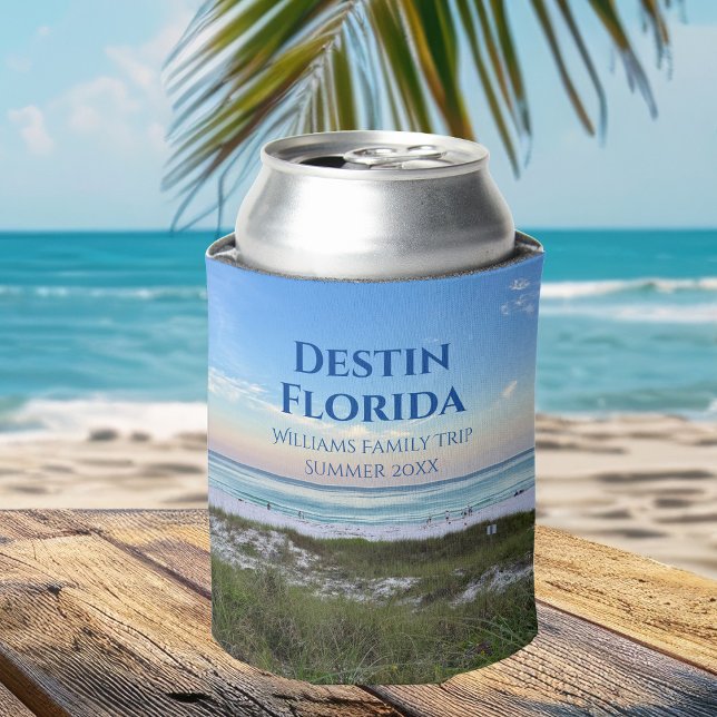 Beautiful Beach Event Custom Sunset Photography Can Cooler (Creator Uploaded)