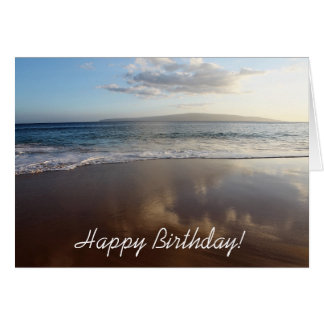 Happy Birthday Beach Greeting Cards | Zazzle