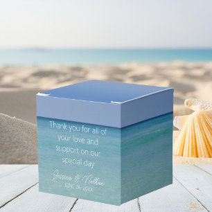  Beautiful Beach Horizon Personalized Wedding Favor Boxes