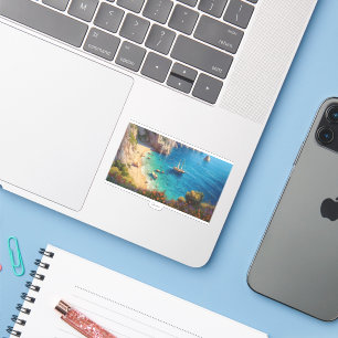 Beautiful beach in Greece  Sticker