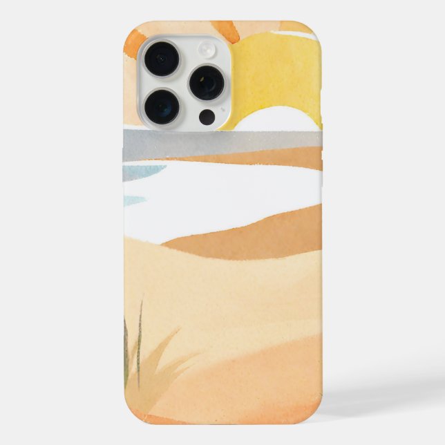 beautiful beach iphone case (Back)