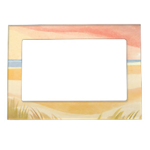 beautiful beach magnetic frame