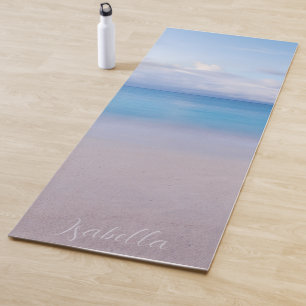 Beautiful Beach Ocean Sea Personalized Yoga Mat