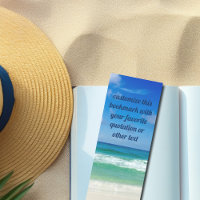 Beautiful Beach Photography with Custom Quote