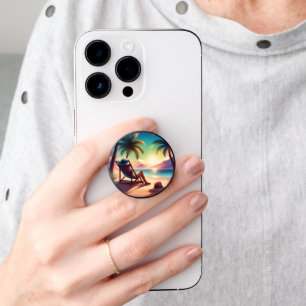beautiful beach PopSocket