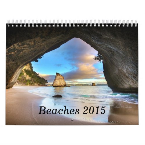 Beautiful Beach Scene Photographs 2015 Calendar