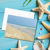 Beautiful Beach Seaside Photography Happy Birthday