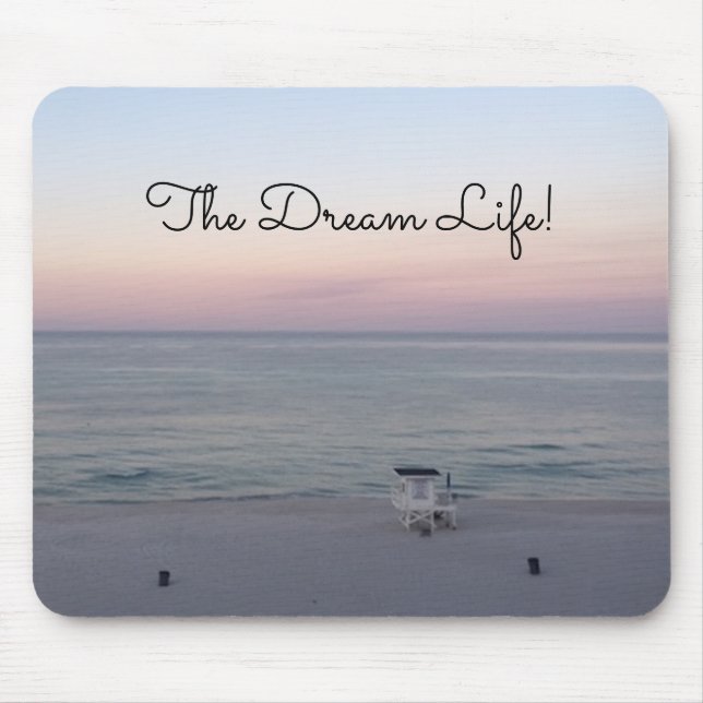 Beautiful Beach Sunrise Mouse Pad (Front)