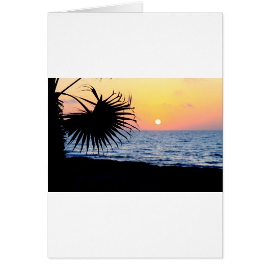 BEAUTIFUL BEACH SUNSET CARDS (Front)