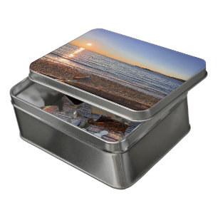 Beautiful Beach Sunset Photo Jigsaw Puzzle