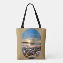 BEAUTIFUL BEACH SUNSET SUNRISE ON BROWN BACKGROUND
