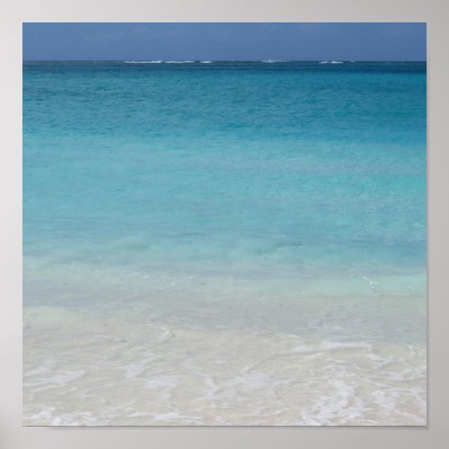 Beautiful Beach  Turks and Caicos Photo Poster
