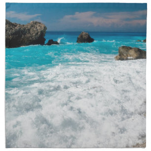 Beautiful Beach Water Surf Aloha Hawaiian Wedding Napkin