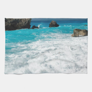 Beautiful Beach Water Surf Aloha Hawaiian Wedding Towel