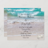 Beautiful, Beach Wedding Invitation (Front/Back)