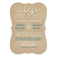 Beautiful Beach Wedding Invitation