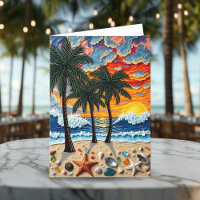 Beautiful Beachy Happy Birthday
