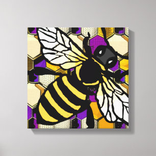 Beautiful Bee Canvas Print