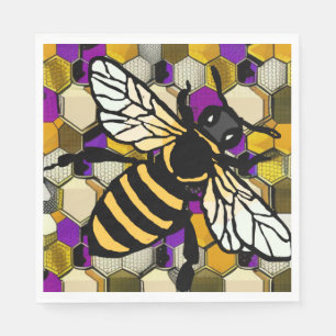 Beautiful Bee Napkins